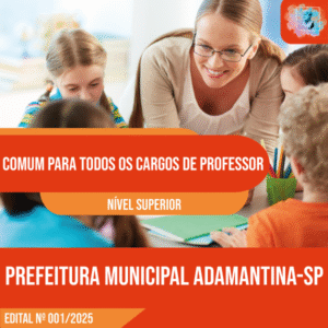 Comum a Todos os Cargos de Prof. - Prefeitura de Adamantina-SP