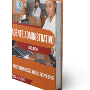 Combo Caderno + Apostila Ag. Administrativo - Rio Preto - SP